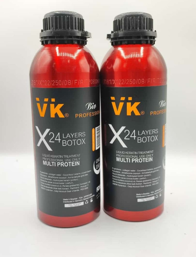 بوتاکس مو 24 لایه وی کی VK X24 LAYERS BOTOX حجم 1400 میل