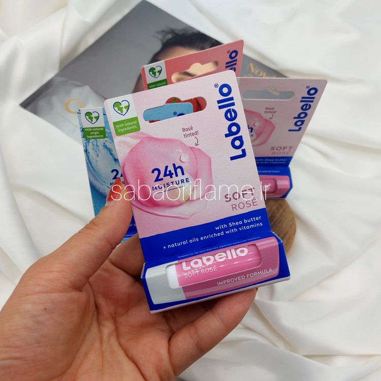 بالم لب لابلو Labello مدل Soft Rose
