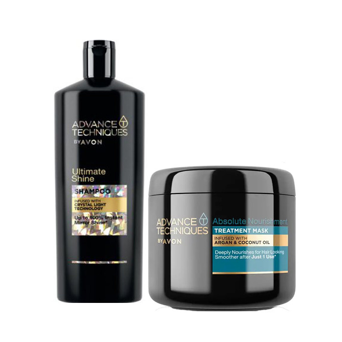 شامپو درخشان کننده آون Avon مدل ultimate shine برای مو های کدر حجم 700 میل