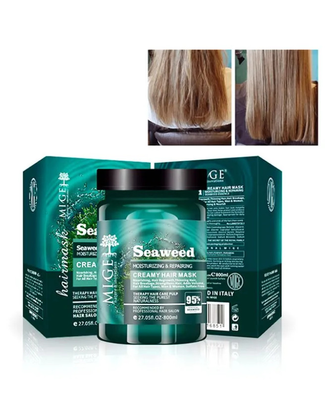 شامپو و ماسک فری سولفات جلبک دریایی میگ (سیاوید)Seaweed Mige