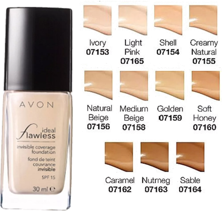 کرم پودر مایع ضد پیری اصلی و اورجینال آون ترو ۳۰ میل AVON TRUE