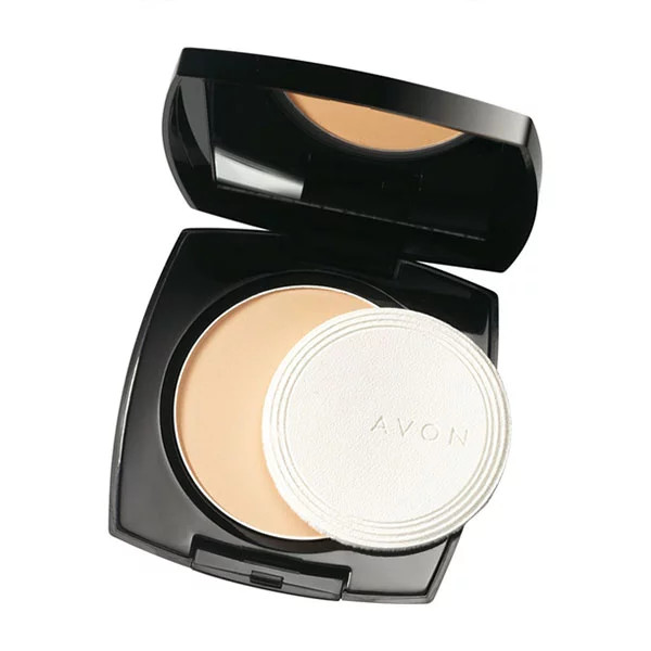 پنکک فاندیشن فشرده (کرم پودر و کانسیلر و پنکک) آون Avon مدل light medium