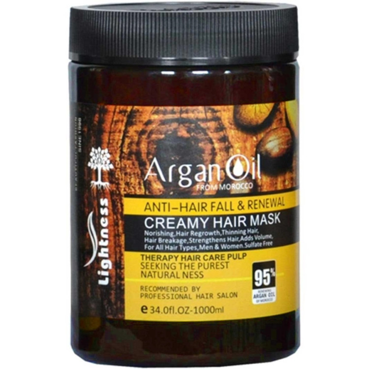 ماسک مو تقویت کننده روغن آرگان لایتنس Lightness Argan Oil Hair Mask