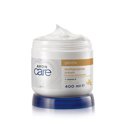 کرم دست و بدن مرطوب کننده و مولتی بیوتیک چند منظوره وانیل Avon (۴۰۰میل)
