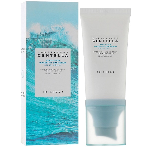 سرم ضد آفتاب بی رنگ آبرسان سنتلا Centella Hyalu Cica Water Fit Sun Serum Spf 50